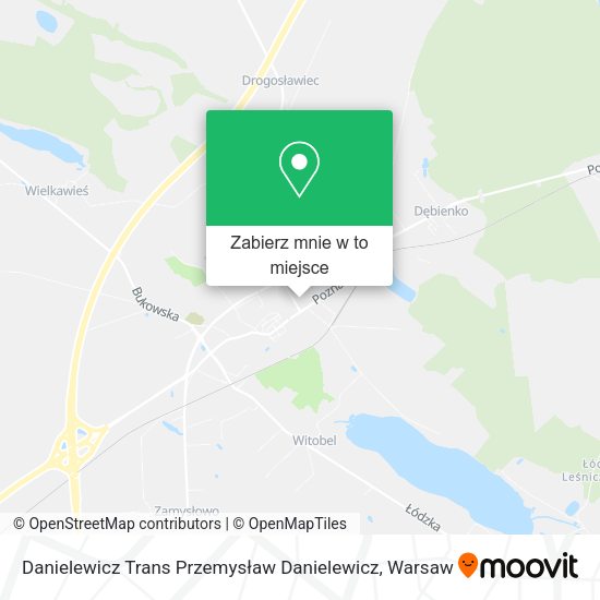 Mapa Danielewicz Trans Przemysław Danielewicz