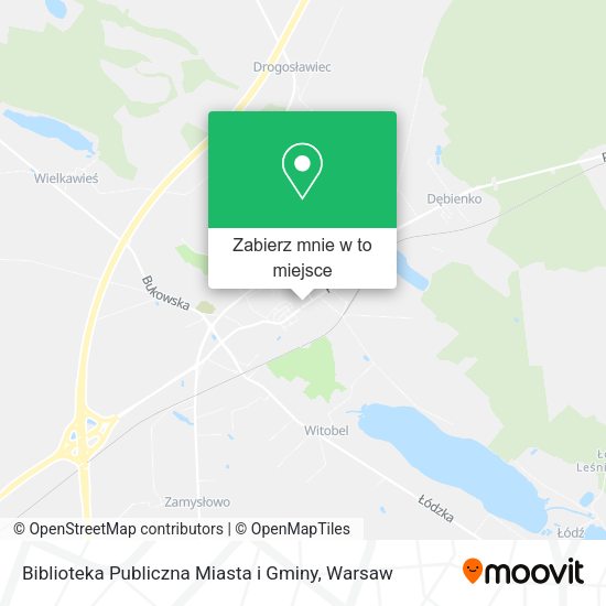 Mapa Biblioteka Publiczna Miasta i Gminy