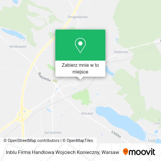 Mapa Inblu Firma Handlowa Wojciech Konieczny