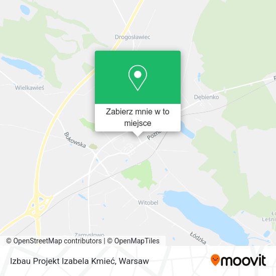 Mapa Izbau Projekt Izabela Kmieć