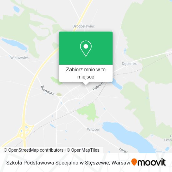 Mapa Szkoła Podstawowa Specjalna w Stęszewie