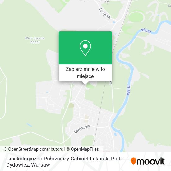 Mapa Ginekologiczno Położniczy Gabinet Lekarski Piotr Dydowicz