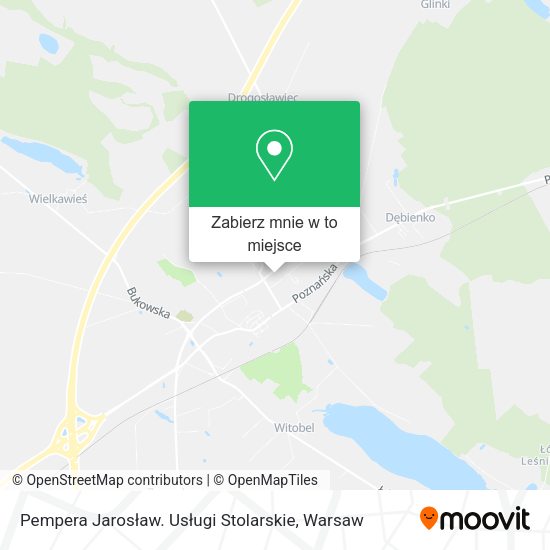 Mapa Pempera Jarosław. Usługi Stolarskie