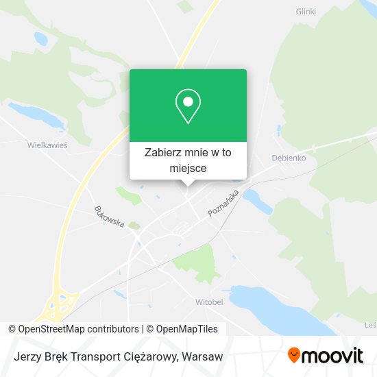 Mapa Jerzy Bręk Transport Ciężarowy