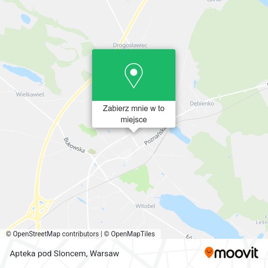 Mapa Apteka pod Sloncem