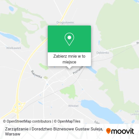 Mapa Zarządzanie i Doradztwo Biznesowe Gustaw Suleja