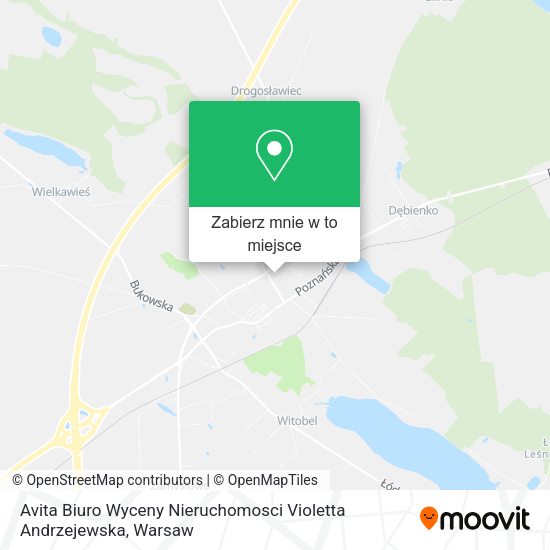 Mapa Avita Biuro Wyceny Nieruchomosci Violetta Andrzejewska