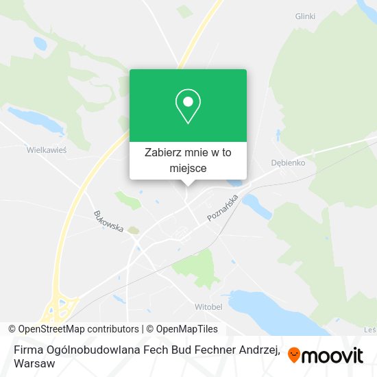 Mapa Firma Ogólnobudowlana Fech Bud Fechner Andrzej