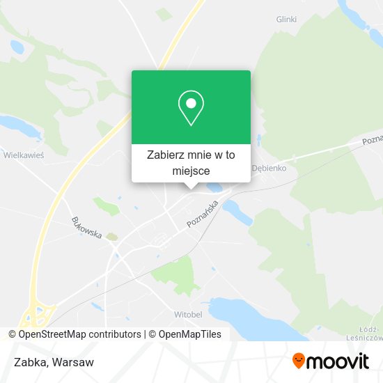 Mapa Zabka