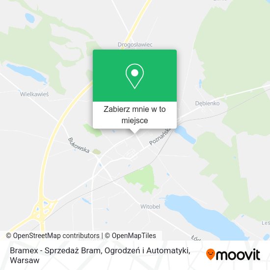 Mapa Bramex - Sprzedaż Bram, Ogrodzeń i Automatyki