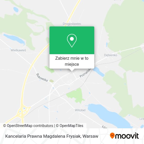 Mapa Kancelaria Prawna Magdalena Frysiak