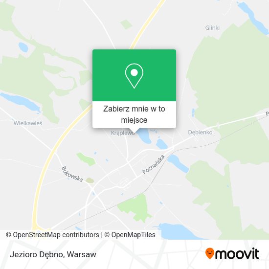 Mapa Jezioro Dębno