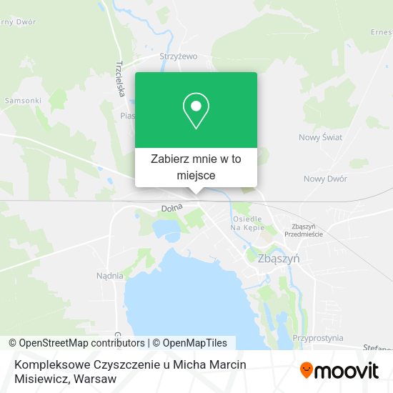 Mapa Kompleksowe Czyszczenie u Micha Marcin Misiewicz