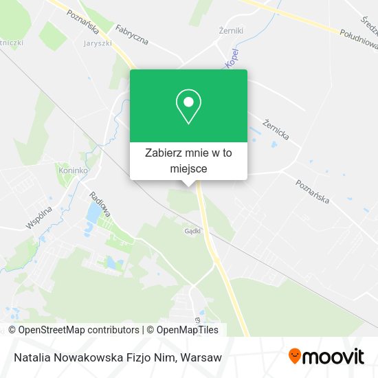 Mapa Natalia Nowakowska Fizjo Nim