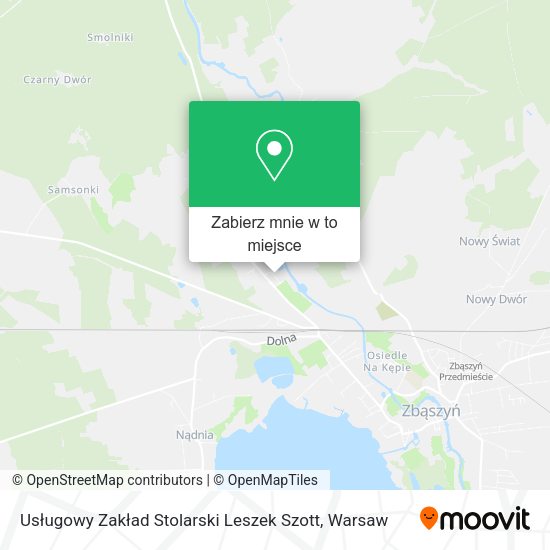 Mapa Usługowy Zakład Stolarski Leszek Szott