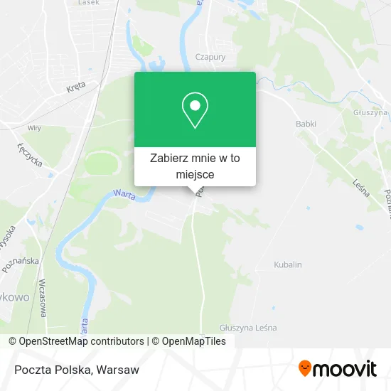 Mapa Poczta Polska