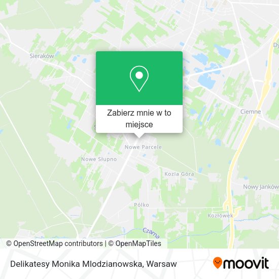 Mapa Delikatesy Monika Mlodzianowska