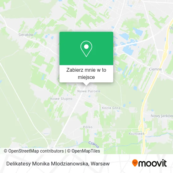 Mapa Delikatesy Monika Mlodzianowska