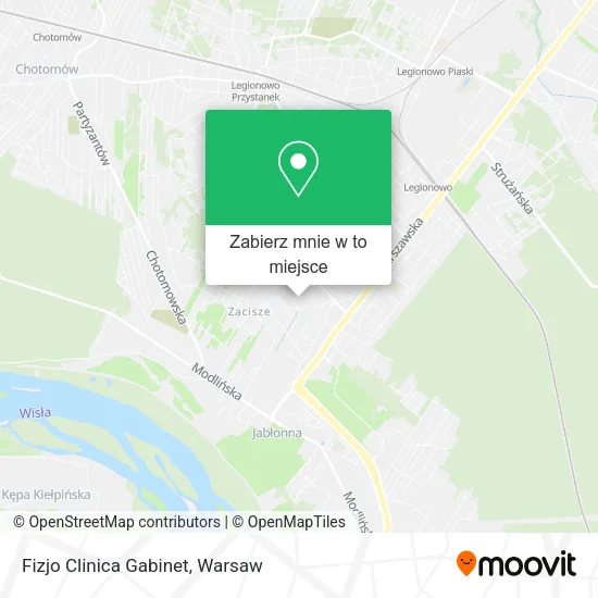 Mapa Fizjo Clinica Gabinet