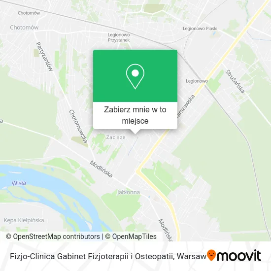 Mapa Fizjo-Clinica Gabinet Fizjoterapii i Osteopatii