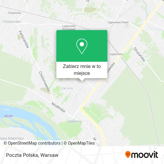 Mapa Poczta Polska