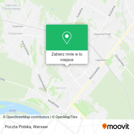 Mapa Poczta Polska