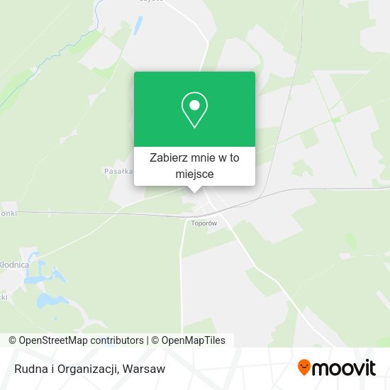 Mapa Rudna i Organizacji