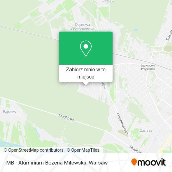 Mapa MB - Aluminium Bożena Milewska