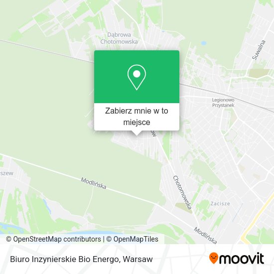 Mapa Biuro Inzynierskie Bio Energo