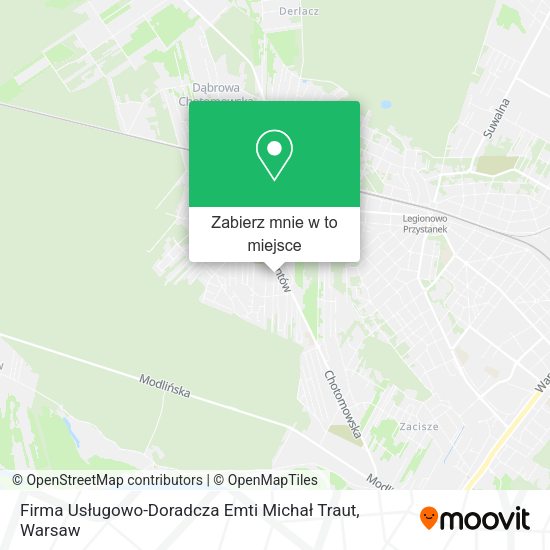 Mapa Firma Usługowo-Doradcza Emti Michał Traut