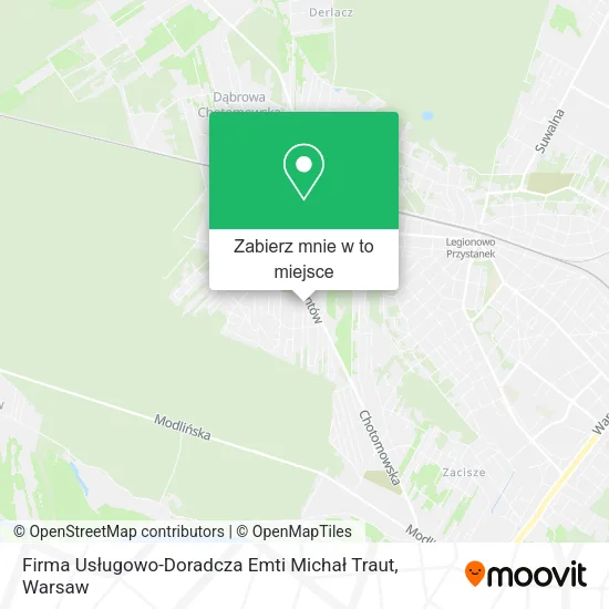 Mapa Firma Usługowo-Doradcza Emti Michał Traut
