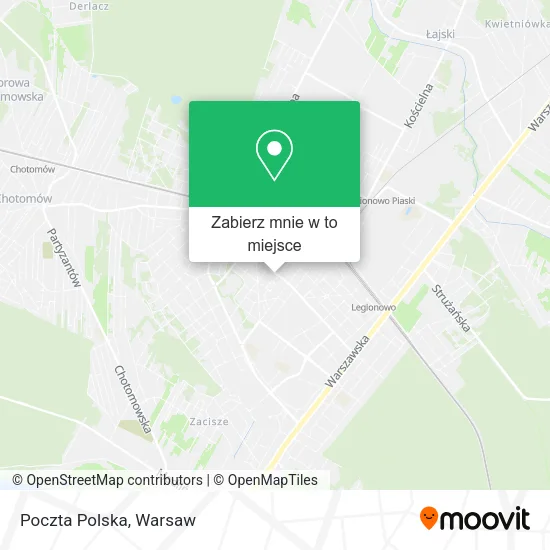 Mapa Poczta Polska