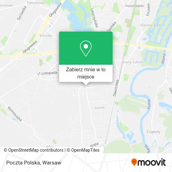 Mapa Poczta Polska