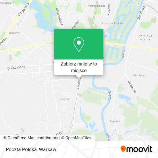 Mapa Poczta Polska
