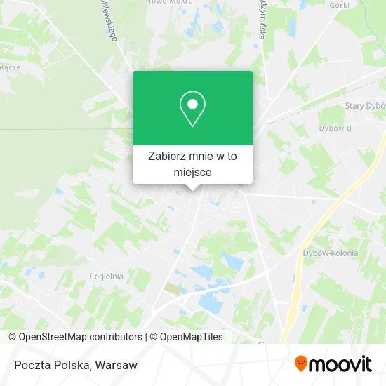 Mapa Poczta Polska
