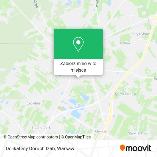 Mapa Delikatesy Doruch Izab