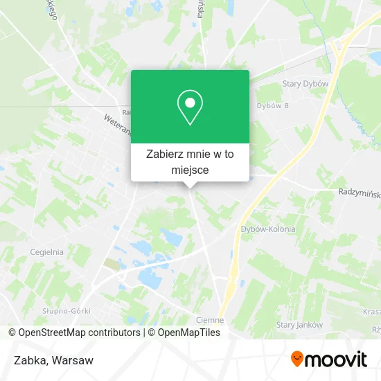 Mapa Zabka