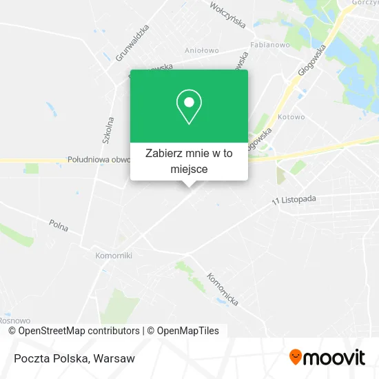 Mapa Poczta Polska