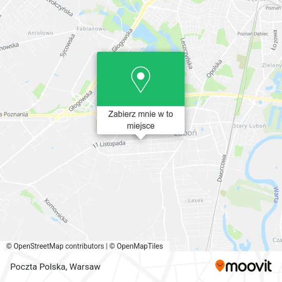 Mapa Poczta Polska