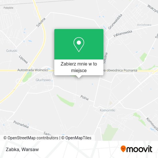 Mapa Zabka