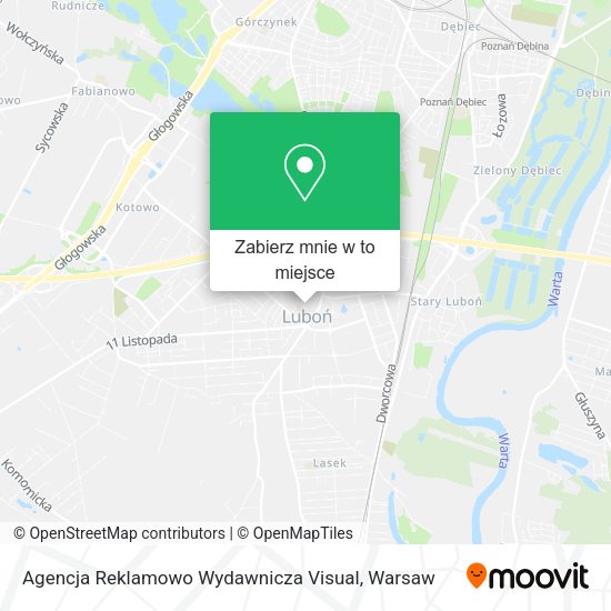 Mapa Agencja Reklamowo Wydawnicza Visual