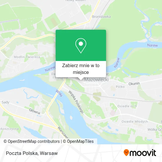Mapa Poczta Polska