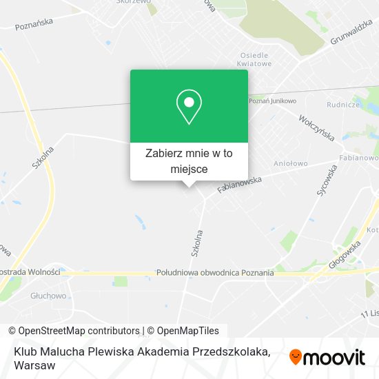 Mapa Klub Malucha Plewiska Akademia Przedszkolaka