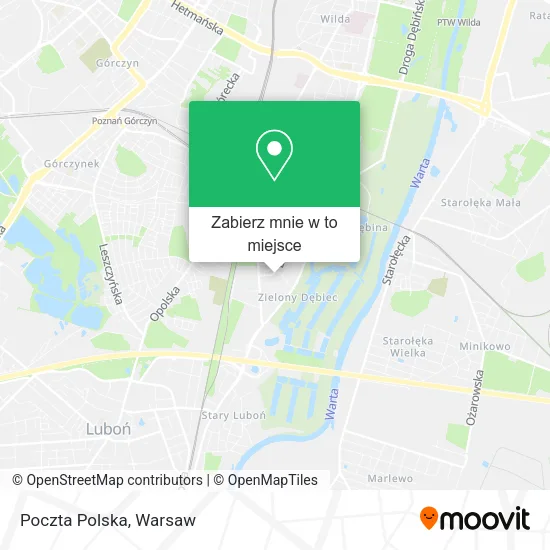 Mapa Poczta Polska