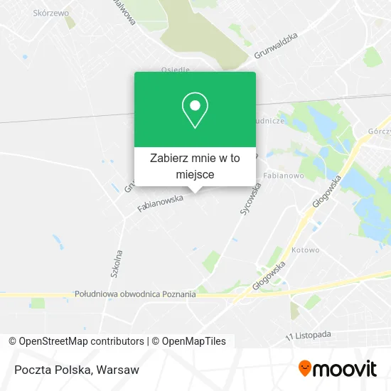 Mapa Poczta Polska