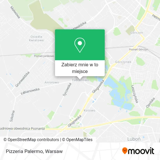 Mapa Pizzeria Palermo