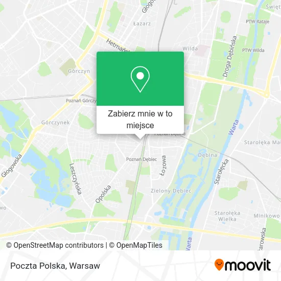 Mapa Poczta Polska