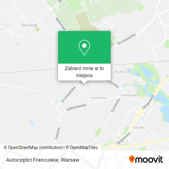 Mapa Autoczęści Francuskie