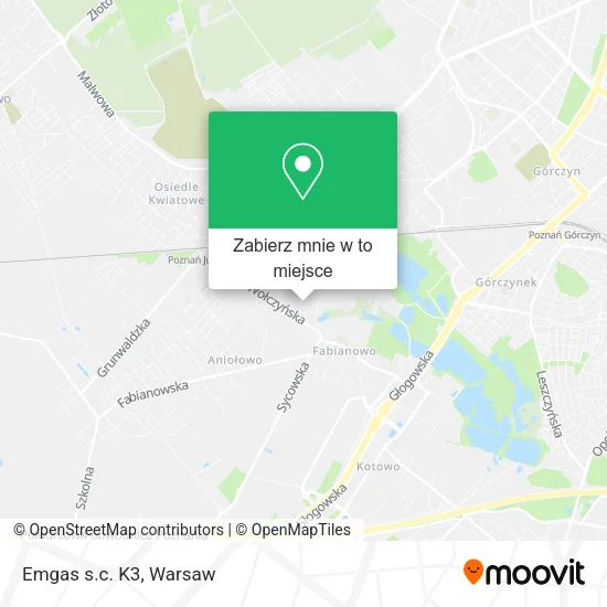 Mapa Emgas s.c. K3