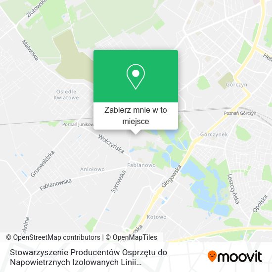 Mapa Stowarzyszenie Producentów Osprzętu do Napowietrznych Izolowanych Linii Elektroenergetycznych Spin